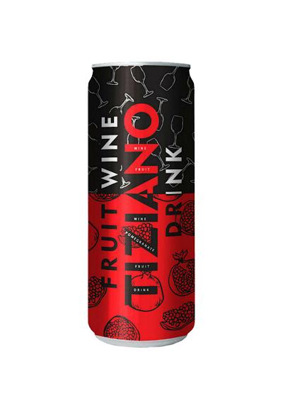 Ігристий винний напій «Tiziano Pomegranate» гранат 6.4°